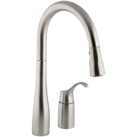 Kohler alma faucet problems. KOHLER Alma Matte Black 1-handle Deck Mount Pull-down Kitchen FaucetProduct Description & Features:Streamline contemporary styling makes clean-up and maintenance simple and quickSpout rotates 360 degrees with 7-7/16-Inch clearance below spout for maximum versatility and use with large pots and pansCompact three-function … 