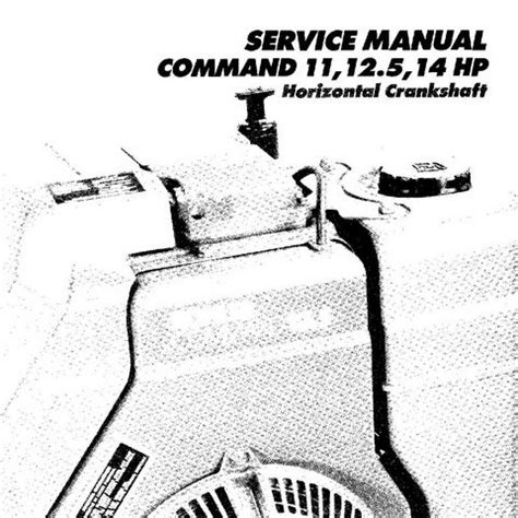 Kohler command 11hp 12 5 hp 14hp service repair manual. - Compendio do que passou na corte de roma.