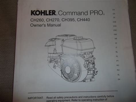 Kohler command pro ch260 ch270 ch395 ch440 motor service reparatur werkstatt handbuch. - Police first line supervisor study guide.