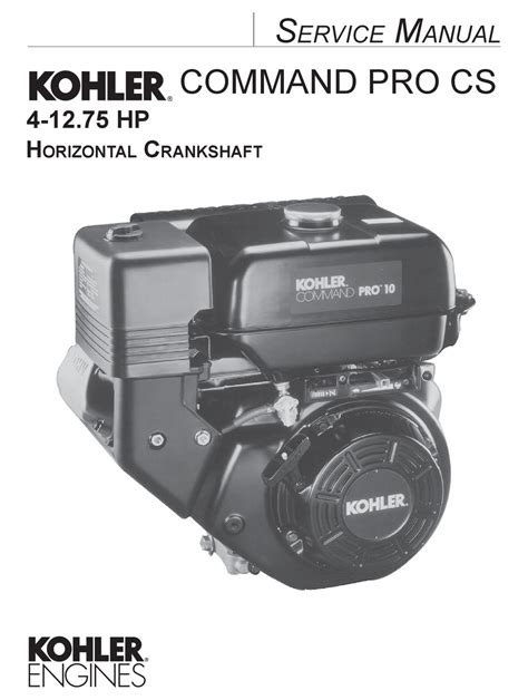 Kohler command pro cs 4hp to 12hp engine service repair manual. - 2005 chrysler cs pacifica service repair manual.