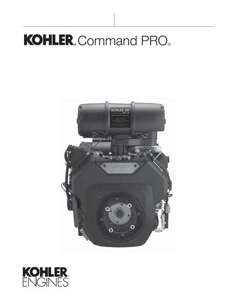 Kohler command pro efi model ecv740 27hp engine digital workshop manual. - Vendeurs et acheteurs face au contrat de vente.