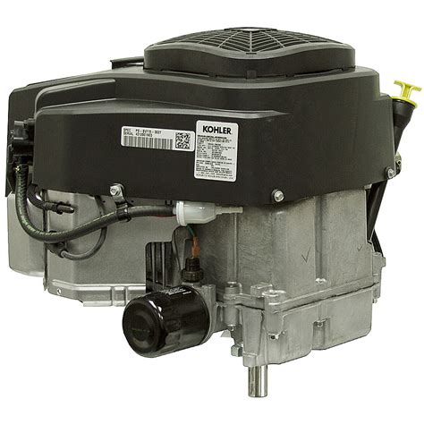 The Kohler SV601 is a 597 cc, (36.4 cu·in) single-cylinder air-cooled four-stroke internal combustion gasoline engine from the Courage series, manufactured by Kohler Co. The Kohler SV601 engine has an OHV (overhead valve) design, aluminum head and crankcase with cast iron cylinder liner, vertical PTO-shaft, and pressurized lubrication system.. 