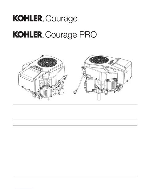 Kohler courage pro sv715 sv720 sv725 sv730 service manual. - Strukturdaten der stimmbezirke zur bundestagsahl 1987..