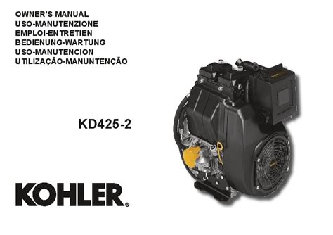 Kohler kd425 2 engine service repair workshop manual. - Evinrude 115 ficht on line manual.