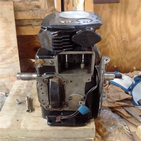 Kohler 14hp command Model# cv14s Spec#1452 Serial#2326707674 OHV The engine was hard starting backfire through carb flames at times, spark plug always wet, rebuild carb(has selinoid on bottom of bowl), new plug, checked key on flywheel good, leak down test alot of movement on exhaust side blowing out oil fill tube, took valve cover off …. 