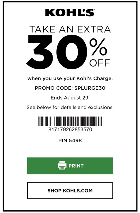 Coupon Code For Kohls 30 Off + Up To 90% Coupon Code & Promo Code