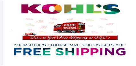 Kohls free shipping code mvc no minimum. Things To Know About Kohls free shipping code mvc no minimum. 