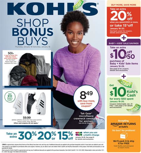 Valid 12/08 - 12/14/2021 Whether you are shopping for a Christmas tree for the festive season or your children&rsquo;s shoes are looking worn out for school and you want to get quality ones, Kohl&rsquo;s superstore got you covered. Kohl&rsquo;s current catalog radiates with thousands of special offers. When it comes to grabbing remarkable Clothing, footwear, bedding, furniture, decor, jewelry .... 