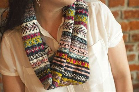 Koigu Fair Isle Cowl Kit Knitting off Broadway