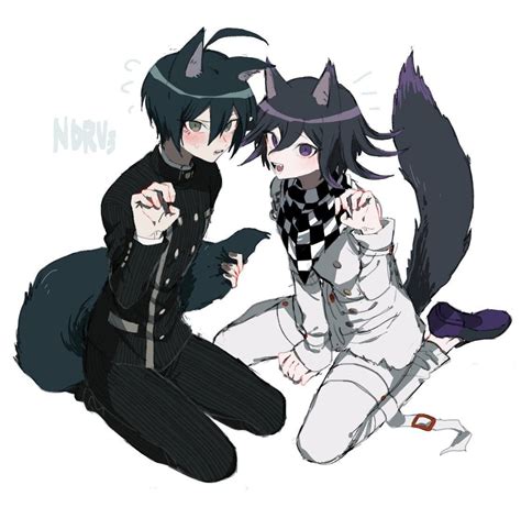 Kokichi x shuichi cute. .  ...