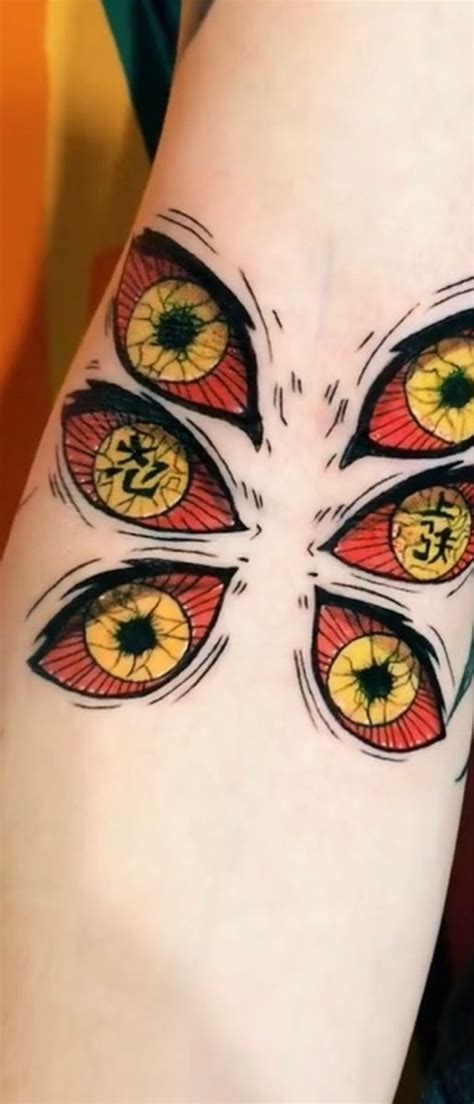 Kokushibo eyes tattoo Boas ideias para tatuagem, Tatuagens legais