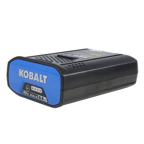 Kobalt 40-Volt 4-Amps 4.0ah Rechargeable Lithium Ion (Li-Ion) Cordless Power Equipment Battery 637 500+ bought in past month $15855 FREE delivery Wed, Oct 18 Or fastest delivery Oct 11 - 12 Only 5 left in stock - order soon. More Buying Choices $105.00 (15 used & new offers). 