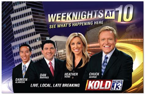 KOLD's crew of dedicated reporters and staff serves the entire southern Arizona region with serious, hard-hitting news coverage using the latest high-tech equipment. Contact the KOLD sales team Give us a call at 520-744-1313 and learn how advertising with KOLD News 13 can grow your business!. 