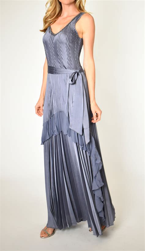 Komarov Womens Tiered Chiffon Crinkle Dress Blue Floral Sz M 3/4 Sleeve Jacket. $111.10. Was: $138.88. 