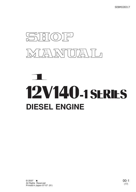 Komatsu 12v140 1 diesel engine service repair manual. - Biostatistics in public health sullivan solutions manual.