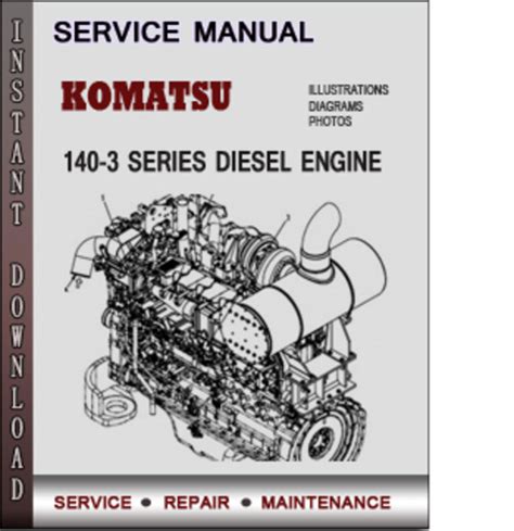 Komatsu 140 3 series diesel engine service repair shop manual. - Kubota la1403 front loader service repair workshop manual.