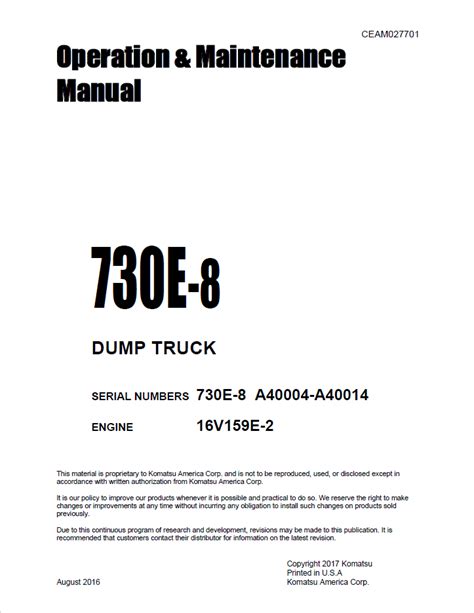 Komatsu 730e 8 dump truck service repair manual field assembly manual. - Manuale del laboratorio di scienze sociali manak.
