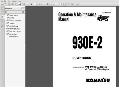 Komatsu 930e 2 dump truck operation maintenance manual s n a30156 thru a30180 2. - Os espaços públicos da exposição do mundo português e da expo 98.