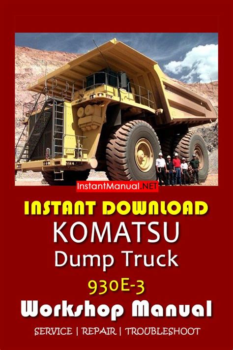 Komatsu 930e 3 dump truck service repair manual field assembly manual operation maintenance manual. - Workbook lab manual for avenidas beginning a journey in spanish.
