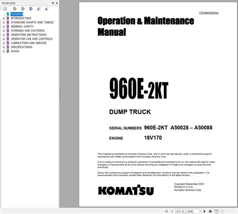 Komatsu 960e 2 dump truck service repair manual field assembly manual. - Designing for change a practical guide to business transformation.