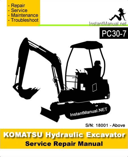 Komatsu compact mini excavator service repair shop manual pc30 7 pc40 7 serial number 18001 and up. - Head first c head first guides.