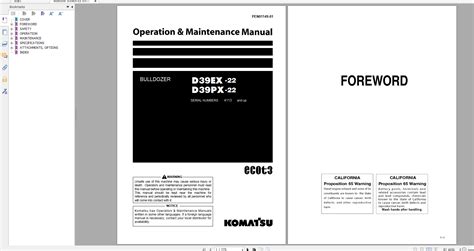 Komatsu d39ex 22 d39px 22 bulldozer operation maintenance manual. - Gli ascessi del collo di origine otitica.