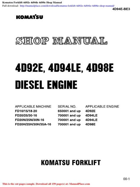 Komatsu engine 4d98e parts manual ipl. - Rig pa a viden dos und tabus in der ganzen welt guide i international skik og brug.