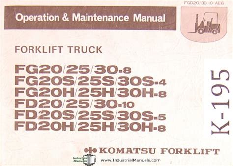 Komatsu forlift fg fd series forklift truck operations maintenance manual. - Graber apos s textbook of orthodontics 4th edition.
