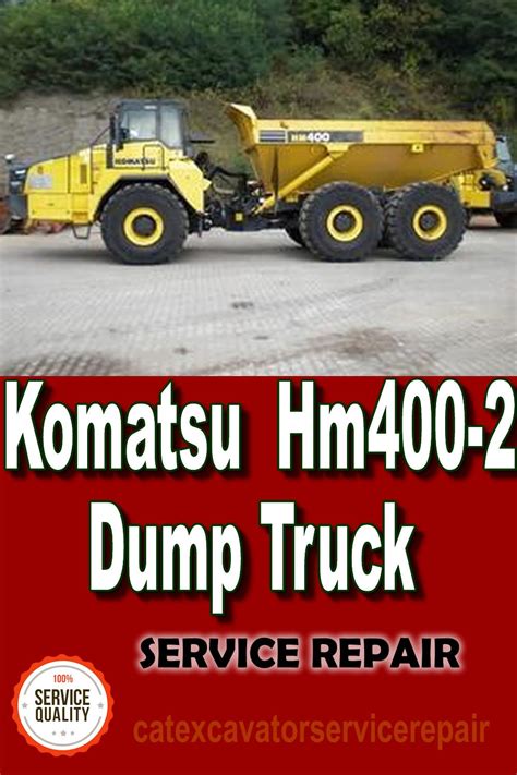 Komatsu hm400 2 articulated dump truck operation maintenance manual. - Hp designjet t1100 t1100ps t610 printer series service parts manual.
