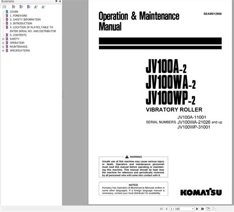 Komatsu jv100 2 jv100a 2 jv100wa 2 jv100wp 2 service repair workshop manual. - Ingersoll rand 750 air compressor parts manual.