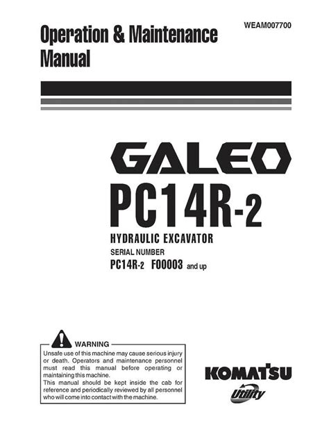 Komatsu pc 14 r manual de servicio. - Manual de taller opel astra h 17 cdti.