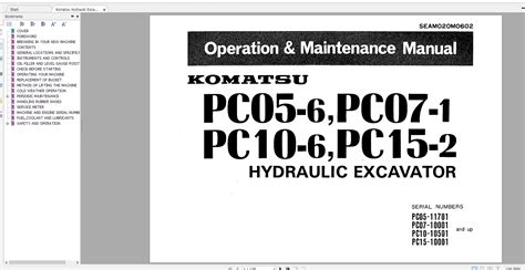Komatsu pc05 6 pc07 1 pc10 6 pc15 2 excavator service manual. - Fujitsu ten toyota car stereo manual.