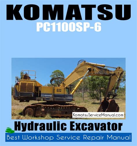 Komatsu pc1100sp 6 serial 10001 and up factory service repair manual download. - La nuova bibbia annotata di oxford.