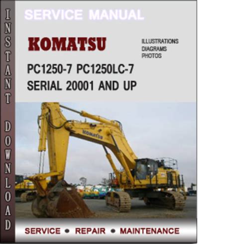 Komatsu pc1250 7 pc1250sp 7 pc1250lc 7 hydraulic excavator service repair manual download. - Mercedes benz om 906 la repair manual.