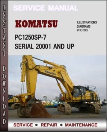 Komatsu pc1250sp 7 serial 20001 and up factory service repair manual. - All the light we cannot see book club guide.