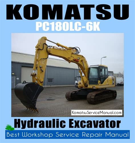 Komatsu pc160 6k pc180lc nlc 6k excavator manual. - Handbuch für die reparatur von geräten.