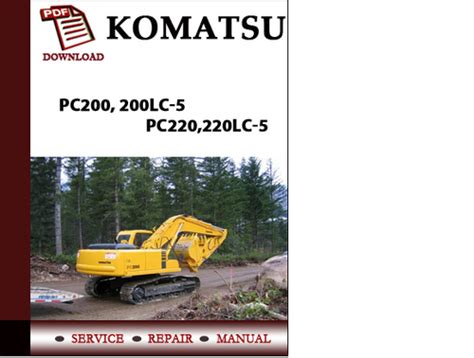 Komatsu pc200 200lc 5 pc220 220lc 5 workshop service repair manual. - Physics 2 manual solution by serway.
