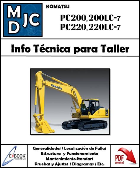 Komatsu pc200 7 excavadora hidráulica manual de taller. - Service training manual diagramasde com diagramas.
