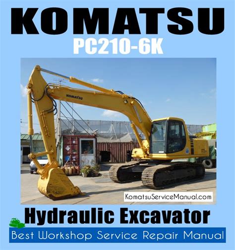 Komatsu pc210 6k hydraulic excavator shop manual. - Stp oil filter cross reference guide.