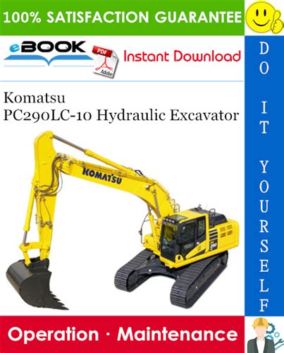 Komatsu pc290lc 10 hydraulic excavator service repair manual. - Manuale affidabile per porta del garage.