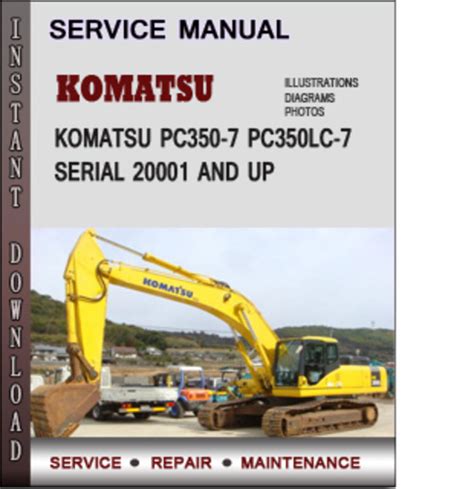 Komatsu pc350 7 serial 20001 and up workshop manual. - Hyundai r140w 7 wheel excavator service repair manual download.