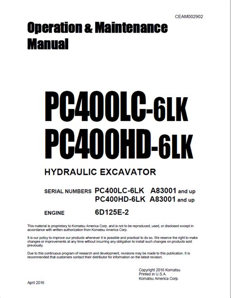 Komatsu pc400lc 6lk pc400hd 6lk hydraulic excavator service shop repair manual. - Yamaha grizzly 350 400 yfm350 yfm400 2wd shop manual 2003 2012.