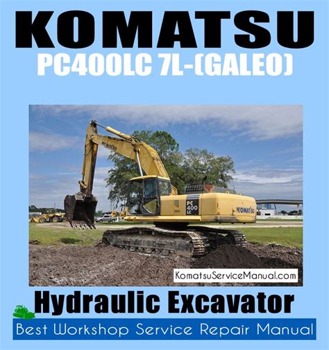 Komatsu pc400lc 7l galeo hydraulic excavator workshop service repair manual a86001 and up. - Operador de control remoto inalámbrico manual.