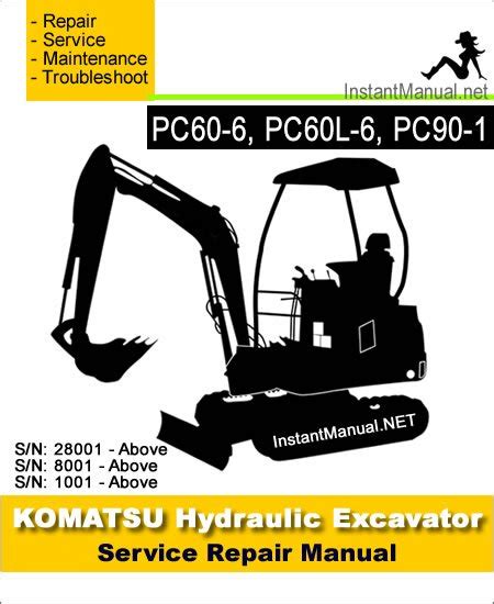 Komatsu pc60 6 pc60l 6 pc90 1 hydraulic excavator service repair shop manual. - Deutsche soldat mit waffe und werkzeug.