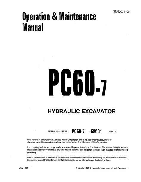 Komatsu pc60 7 operation and maintenance manual. - Chrysler grand voyager 2 5 crd service manual.