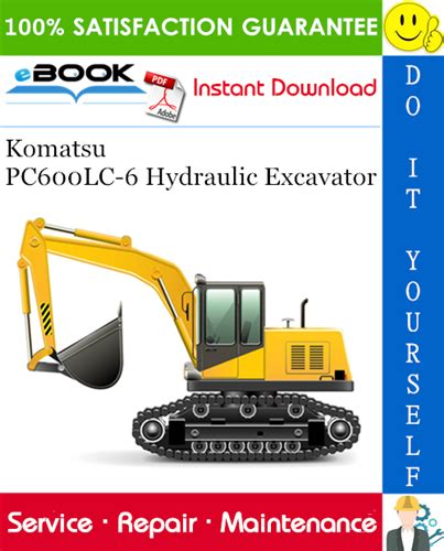 Komatsu pc600lc 6 hydraulic excavator service shop manual. - 1954 mccormick farmall cub tractor manual.