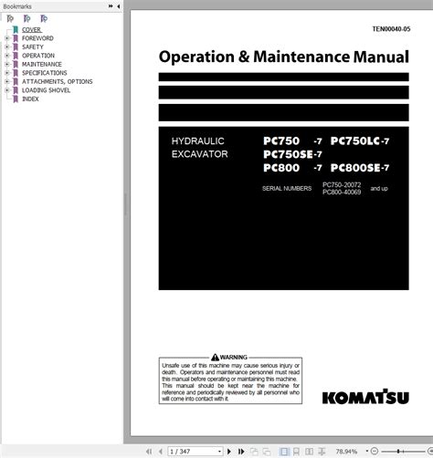 Komatsu pc750 7 pc800 7 operation maintenance manual. - Hewlett packard 10b financial calculator manual.