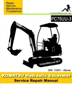 Komatsu pc75uu 3 hydraulikbagger service reparatur handbuch betrieb wartung handbuch download. - Qualitätssicherung bei der entstehung und einführung neuer produkte.