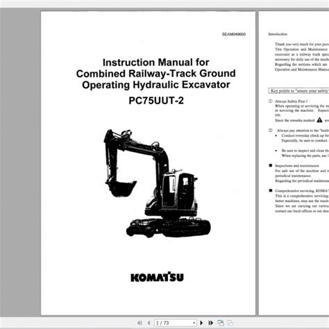 Komatsu pc78mr 6 excavator service shop manual. - Das kleine abc-buch, oder, erste anfangs-büchlein.