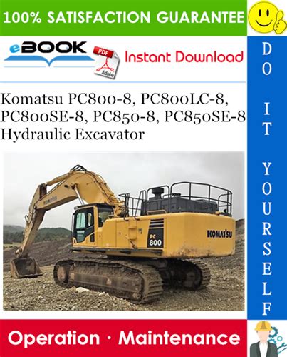Komatsu pc800 8 pc800lc 8 pc800se 8 pc850 8 pc850se 8 hydraulic excavator operation maintenance manual. - Solutions manual electricity and magnetism nayfeh.